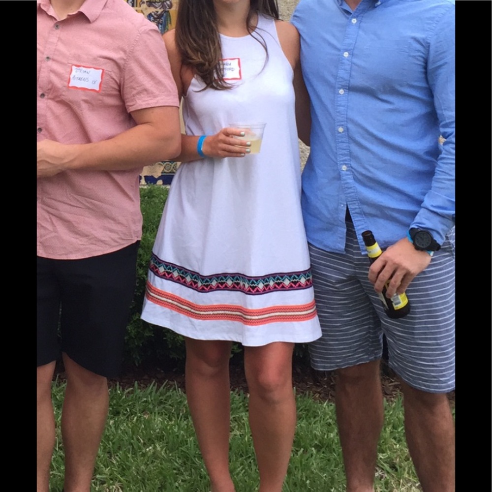 White ASOS dress